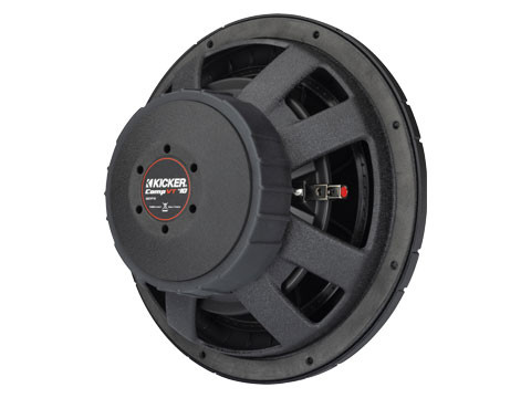 Kicker 52CVT104 CompVT Series  10" 375W RMS Car Subwoofer - SVC 4 Ohm