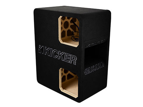 Kicker 49DUL7X12 SoloX Series 12" Dual Ported Subwoofer Enclosure