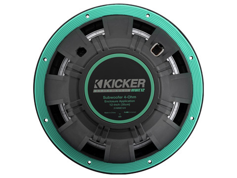 Kicker 51MWE124 MWE Series 12" 450W RMS Marine Subwoofer - SVC 4 Ohm