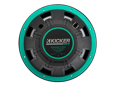 Kicker  51MWF124 MWF Series 500W RMS Marine Free-Air Subwoofer - SVC 4 Ohm