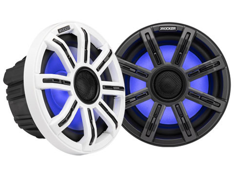 Kicker 51MSC8 8" 200W RMS Marine Coaxial Speakers 