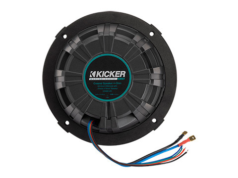 Kicker 51KM614FL 6.5" 65W RMS Shallow-Mount Marine Car Speakers