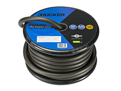 Kicker 46PW050 1/0 AWG Power Wire - 50ft Spool
