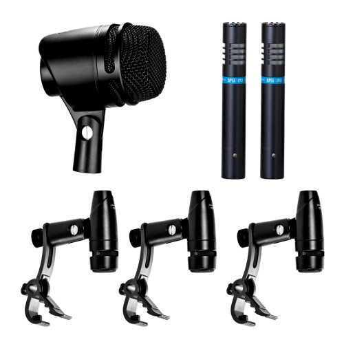 Apex Electronics APEX-DP6 Deluxe Drum Microphone Pack