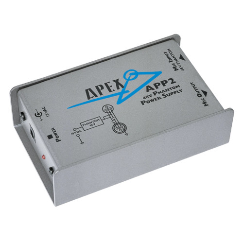 Apex Electronics APP2 Single Channel 48V Phantom Power Supply 