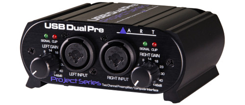 Art Pro Audio USB DUAL PRE PS 2-Channel Preamp and Digital Audio Interface