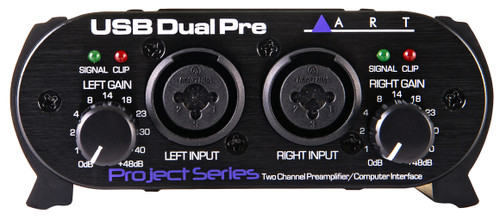 Art Pro Audio USB DUAL PRE PS 2-Channel Preamp and Digital Audio Interface