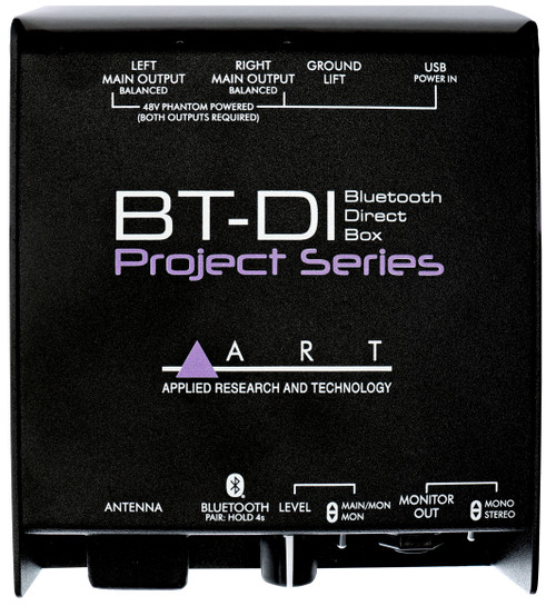 Art Pro Audio BT-DI Bluetooth Direct Box Connects Bluetooth Audio to Mixer, PA system, or Audio Interface
