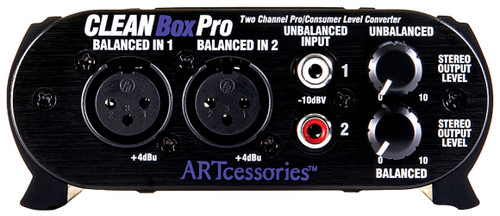 Art Pro Audio CLEANBOXPRO 2-Channel Balanced / Unbalanced Level Convertor