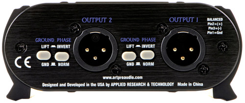 Art Pro Audio DualZDirect 2-Channel Passive Direct Box Connects Unbalanced Instrument, Line, or Speaker Signals to Balanced Inputs