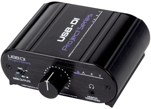 Art Pro Audio USB DI USB Direct Box Digital-to-Analog Conversion and Balanced XLR Outputs