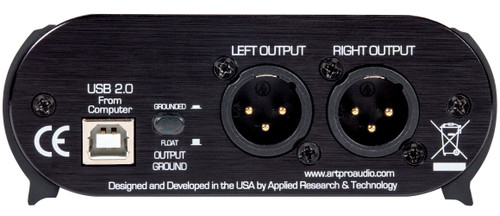 Art Pro Audio USB DI USB Direct Box Digital-to-Analog Conversion and Balanced XLR Outputs