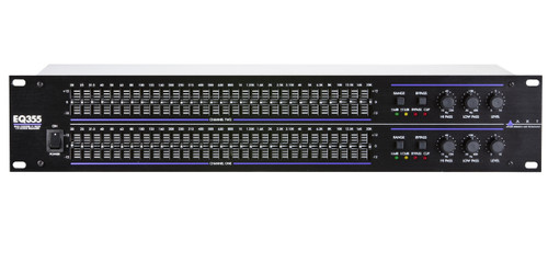Art Pro Audio EQ355 Dual 31-Band Graphic Equalizers for Live Sound, Studio, and Installation Audio Applications 