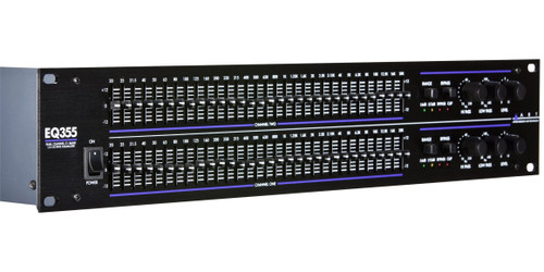Art Pro Audio EQ355 Dual 31-Band Graphic Equalizers for Live Sound, Studio, and Installation Audio Applications 