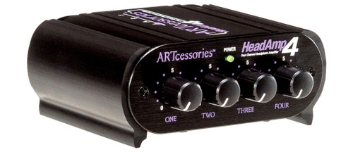 Art Pro Audio HEADAMP4 4-Channel Headphone Amplifier Extends the Connectivity of Mixers and Audio Interfaces