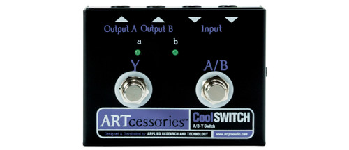 Art Pro Audio COOLSWITCH ABY Switch for Connecting an Instrument to Multiple Amplifiers