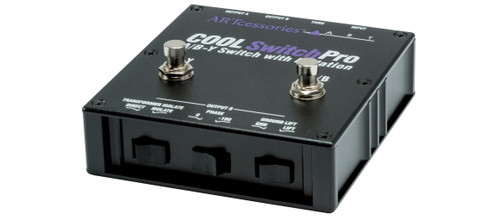 Art Pro Audio COOLSWITCHPRO Isolated ABY Switch for Connecting an Instrument to Multiple Amplifiers