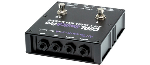 Art Pro Audio COOLSWITCHPRO Isolated ABY Switch for Connecting an Instrument to Multiple Amplifiers
