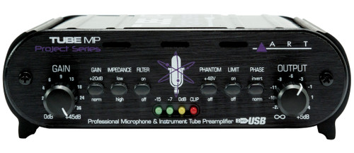 Art Pro Audio Tube MP PS with USB Tube Preamp and Audio Interface