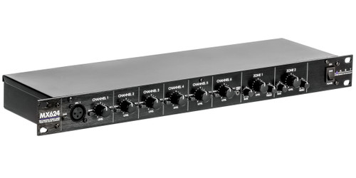 Art Pro Audio MX624 6-Channel Rackmount Zone Mixer