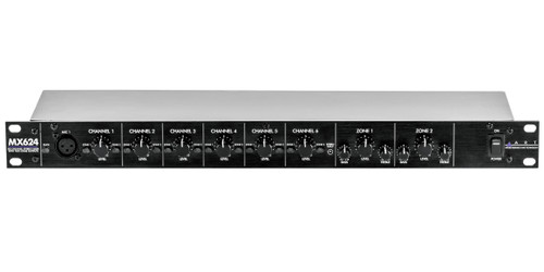 Art Pro Audio MX624 6-Channel Rackmount Zone Mixer