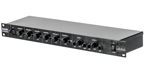 Art Pro Audio MX624 6-Channel Rackmount Zone Mixer