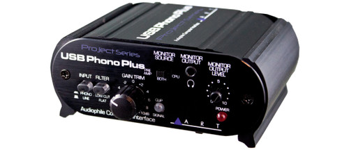 Art Pro Audio USB Phono Plus PS Phono Preamp and Audio Interface