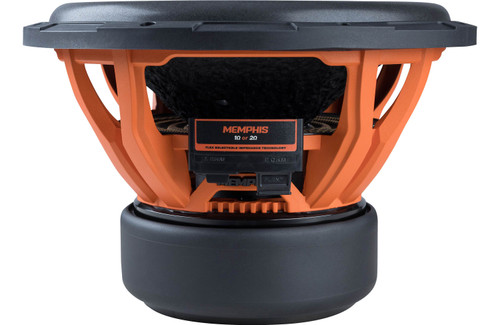 Memphis Audio MJ1512 MOJO 7 Series 15" 2000W RMS Car Subwoofer with Selectable 1 or 2 Ohm Impedance