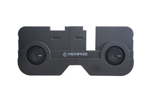 Memphis Audio MJMERAM8D1V3 Dual 8" 1800W RMS Loaded Subwoofer Enclosure for Select 2002-2018 RAM Crew Cab