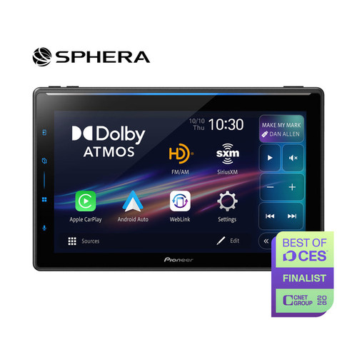Pioneer DMH-WT8000NEX Sphera 10.1" Floating Screen Digital Multimedia Receiver