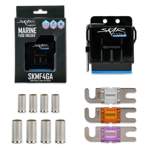 Skar Audio SKMF4GA 4-Gauge Marine Grade Fuse Holder
