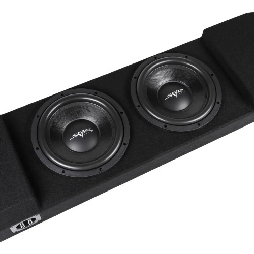 Skar Audio Dual 12" 1000W RMS Loaded Subwoofer Enclosure for Select 2017-Up Ford Super Duty (F-250/350/450) SuperCrew Cab Trucks
