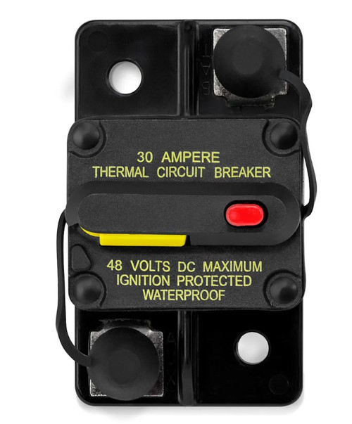 JL Audio XMD-MCB-30 Waterproof 30-Amp Ignition Protected Circuit Breaker