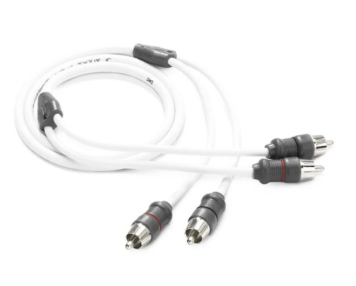 JL Audio XMD-WHTAIC2-1.5 2-Channel Marine Audio Interconnect Cable – 1.5ft 