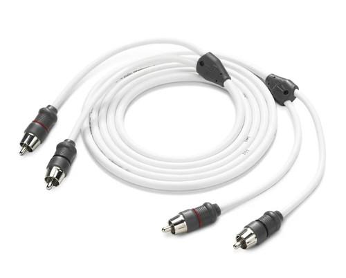JL Audio XMD-WHTAIC2-6 2-Channel Marine Audio Interconnect Cable – 6ft 