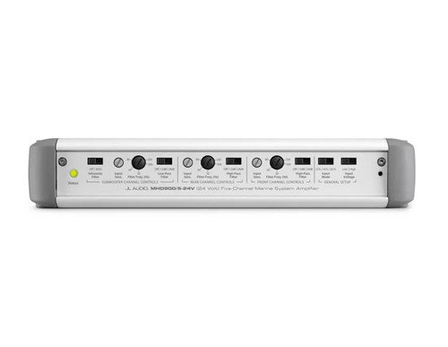 JL Audio MHD900/5-24V 5-Channel Marine Amplifier for 24V Systems – 100W RMS x 4 + 500W RMS x 1