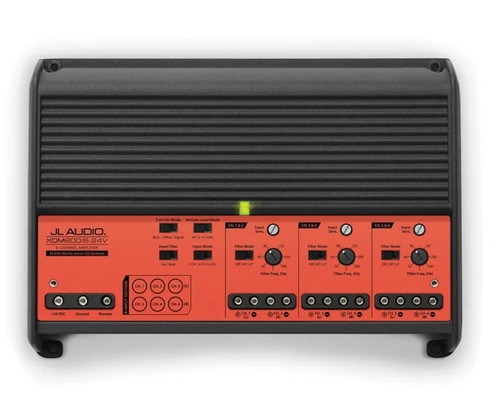 JL Audio XDM600/6 6-Channel Car / Marine Amplifier for 24V Systems – 75W RMS x 7