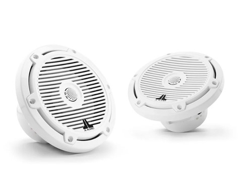 JL Audio M3-650X-C-GW M3 Series 6.5" 60W RMS Marine Speakers with White Classic Grilles