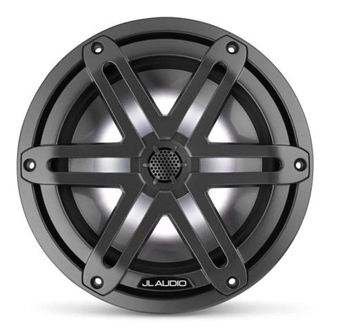 JL Audio M3-770X-S-GM-I M3 Series 7.7" 70W RMS Marine Speakers with RGB LED Lighting and Gunmetal Sport Grilles