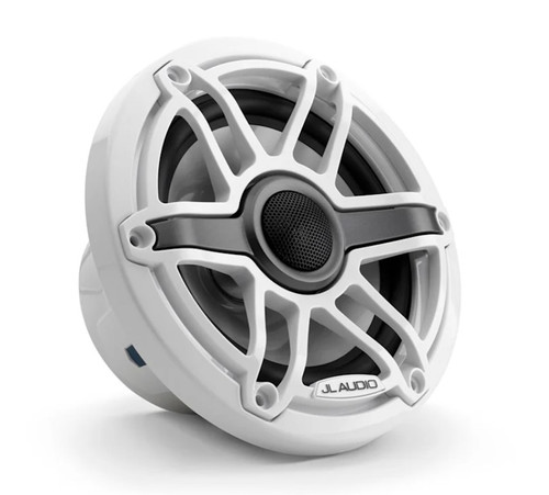 JL Audio M6-650X-S-GwGw M6 Series 6.5" 75W RMS Marine Speakers - Gloss White Sport Grille