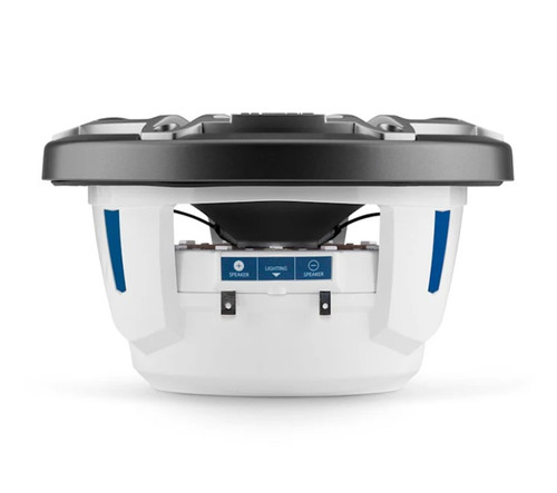 JL Audio M6-770X-S-GmTi-i M6 Series 7.7" 100W RMS Marine Speakers with RGB LED Lighting and Gunmetal Sport Grille 