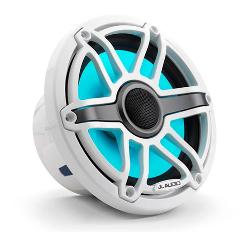 JL Audio M6-770X-S-GwGw M6 Series 7.7" 100W RMS Marine Speakers with White Sport Grille