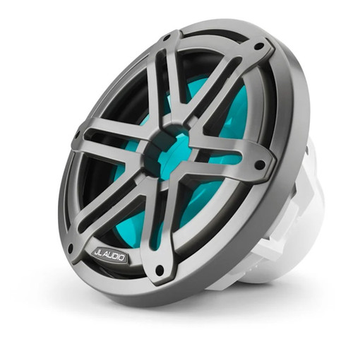 JL Audio M3-10IB-S-GM-I-4 M3 Series 10" 175W RMS  Marine Subwoofer with RGB LED Lighting and Gunmetal Sport Grille
