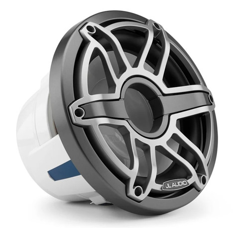JL Audio M6-10IB-S-GmTi-4 M6 Series 10" 250W RMS Marine Subwoofer with Gray Metallic Sport Grille 