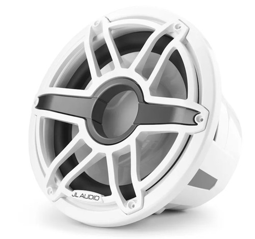 JL Audio M7-12IB-S-GwGw-4 M7 Series 12" 600W RMS Marine Subwoofer with White Trim Ring and White Sport Grille 