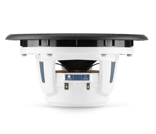 JL Audio M6-650X-L-SbSb-Single M6 6.5" 75W RMS Marine Coaxial Speakers with Black Luxe Grille – 4-Ohm