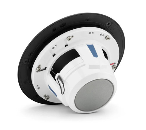 JL Audio M6-650X-L-SbSb-Single M6 6.5" 75W RMS Marine Coaxial Speakers with Black Luxe Grille – 4-Ohm