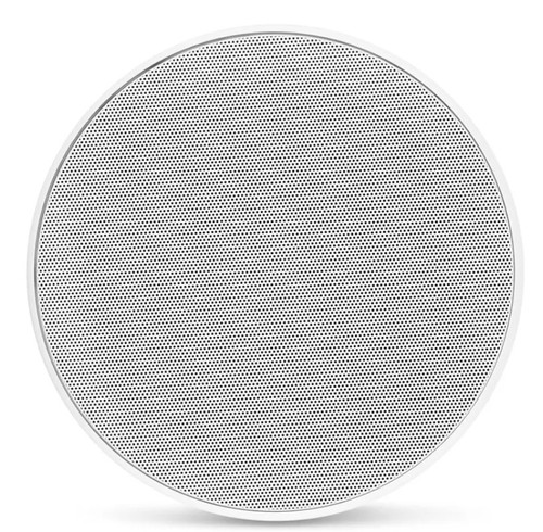 JL Audio M6-880X-L-GwSw-Single M6 8.8" 125W RMS Marine Coaxial Speakers with White Luxe Grille – 4-Ohm