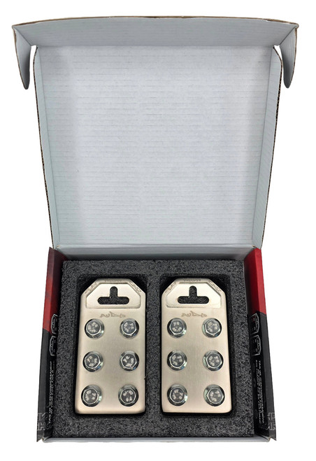 Sky High Car Audio Cast Flat 6 Spot Battery Terminals