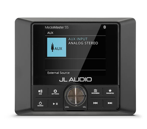 JL Audio MM55 2.8" LCD Marine Digital Media Receiver with Bluetooth Connectivity